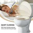 Angol Shiold PP Slow Close Toilet Seat (Round, Almond)