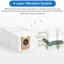 24-Pack Replacement Dust Bags for Eufy C10, C20 Omni Robot Vacuum, Vacuum Bags for Eufy, 3.2L Large Capacity Disposable Dust Bag with Activated Carbon Layer