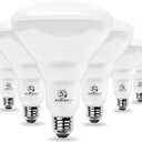 Energetic Smarter Lighting LED Recessed Light Bulbs BR40, 110W Equivalent 14W, Dimmable, 1600 High Lumens, Cool White 4000K, Indoor Flood Lights for Recessed Cans, UL Listed, 6 Pack