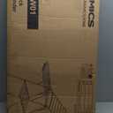 SONGMICS Clothes Drying Rack, with Sock Clips, Metal Laundry Rack, Foldable, Space-Saving, Free-Standing Airer, with 2 Height-Adjustable Gullwings, Indoor Outdoor Use, Silver and White ULLR052W01