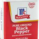 McCormick Pure Ground Black Pepper, 3 oz (Pack of 12) Best By 05/14/29