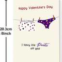 3 x Beixian Funny Valentines Day Card for Husband, Romantic Valentine's Day Cards Gifts for Him, Mens Valentines Day Gift (BX325)