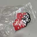 EXPAWLORER Anti Slip Dog Socks to Prevent Licking Paws, Dog Shoes for Hot Pavement, Dog Booties for Small Medium Large Senior Dogs, Traction Control Dog Boots & Paw Protectors for Hardwood Floors-Red