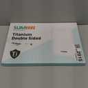 Titanium Cutting Board for Kitchen, Cutting Board Double Sided Food Grade, Pure Titanium/PP, Easy to Clean Large Size 1510.3 (15.6"L x 10.8"W, Silver)