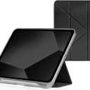 STM Goods OPP iPad (A16 2025/10th Gen) Protective Case with Innovative Origami Magnetic Cover, Slim, Integrated Apple Pencil Holder - Perfect for Travel, Teens, Streamers and Professionals - Black