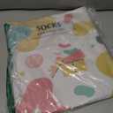 Eyean Kids Athletic Crew Socks Boys Girls Cotton School Uniform Casual Basic Socks 6 Pairs (White)