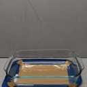 Pyrex Deep 9x13-Inch Glass Baking Dish with Lid, Deep Casserole Dish, Glass Food Container, Oven, Freezer and Microwave Safe, Clear Container