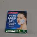 Stylia MaxiLift V-Line Lifting Collagen Face Mask - Double Chin Strap - Jawline Shaper - Neck Firming and Tightening Mask with Hyaluronic Acid & Aloe Vera - Chin Strap for Sleeping (5PC)