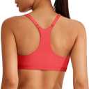 REORIA Women's Racerback Wireless No Padded Comfortable Sleep Bralettes Bras for Women (Poppy)