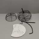 Livabber Fruit Basket Bowl with Banana Hanger, Metal Fruit Vegetable Storage Basket with Banana Holder for Kitchen Counter, Detachable Organizer for Bread Snack Produce (Chrome, 3-Tier Marble Base)