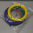 Relaxweex 4pcs 4 M Conditioning Copper Tubing Pipe Extension Kit 1/4" 1/2" 3/8" 5/8" Copper Tubing Bender Kit with PE Plastic Strips for Air Conditioning Systems