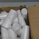 Charmount Small Trash Bags 2-4 Gallon 1000 Count, Unscented White Plastic Wastebasket Liners for Bathroom, Mini Garbage Can or Bin