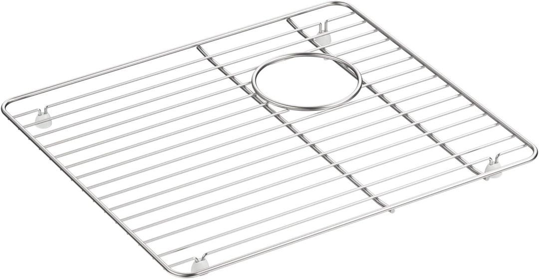 Kohler K-9234-ST Left-Hand Kitchen Sink Rack For K-8669 Stainless Steel