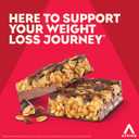 Atkins Chocolate Chip Granola Protein Bar, High Fiber, Low Sugar, 17g Protein, 3g Net Carb, High Protein Bars, Keto Friendly, 12 Count