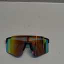 Professional Cycling Glasses for Men Women, Sports Sunglasses UV Protection for Baseball Cycling Running Driving Glof (Red and Black)