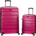 Rockland Melbourne Hardside Expandable Spinner Wheel Luggage, Magenta, 1 Piece (28")