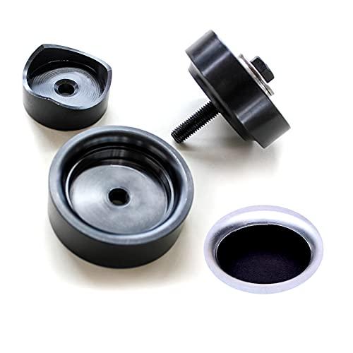 LOUDERLUN Hole Punch & Flare Tool Dimple Plate Dies in Black (Sizes (inches): 1-3/4) 