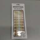 5 x Gloss Nail Strips|Uv Free|22 Pcs,Gel Nail Stickers|Long Lasting Two Weeks and Easy to Apply&Remove|Golden Spot