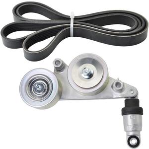 39092 Drive Engine Belt Tensioner Assembly w/Belt 3.5L V6 Compatible with 2005-2010 Honda Odyssey / 2008-2010 Honda Accord / 2006-2011 Honda Pilot 31170-R70-A01 31170RKB005