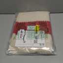 Socomi Boho Table Runner Macrame Long Valentine's Day Farmhouse Woven Cotton Linen Rustic Coffee Table Runner with Tassels for Dresser Scarf Home Decor Dining Room 12x108 in Red Ivory