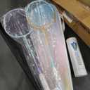 HIRALIY Badminton Rackets Includ 2/Rackets, 6 Birdies, 1 Carrying Bag