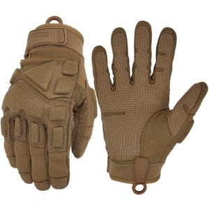 Seibertron S.O.L.A.G Series Tactical Gloves Full/Half Index Finger/Fingerless Touchscreen Impact Anti-Slip for Motorcycle Cycling Hiking Adults & Youthm Coyote Medium