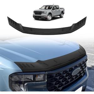 TripleAliners Hood Deflector Protector Compatible with Ford Maverick Hybrid & Gas 2026 2022-2025 Accessories Hood Protector TPE Bug Deflector Shield Replacement
