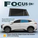 XCBYT Car Window Shades, Car Window Covers to Block UV and Heat, Car Window Screen for Privacy Protection with Elastic Breathable Mesh, Car Window Bug Screens for Camping Napping Dressing (XW-FWZ-A)