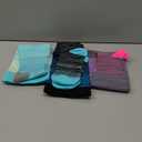 Doctor's Select 3 Pairs Plus Size Compression Socks Wide Calf - Up to 6XL | 20-30 mmHg Compression Socks for Women Wide Calf | Blue, Light Blue, Purple & Pink (Stripes) (XX-Large)