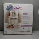 MidWest Homes for Pets 29-Inch High Walk-Thru Pressure Mounted Steel Dog Gate, Expands to 38 Inches Wide, Includes 3-inch Extensions, White