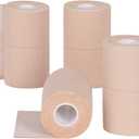 4 Rolls Elastic Tape, Breathable Self Adhesive Bandage Wrap, Flexible Stretch Bandages for Sports Wrists Sprains Knees Ankles, for Animals and Pets, 5 Yards (4 Inch in Width)