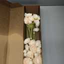 Letjolt Ranunculus Artificial Flower Light Champagne Silk Flowers Faux DIY Bouquet for Wedding Engagement Centerpieces Arrangements Bridal Shower Decorations Home Decor 18pcs