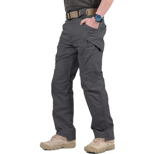 CARWORNIC Gear Men's Hiking Tactical Pants Lightweight Cotton Outdoor Military Combat Cargo Trousers (38Wx34L)