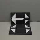 SAFIGLE 2pcs Foldable Boxes Lids Colorful Wrapping Cases for Jewelry and Flowers Small Storage Containers for Party Favors and Special Occasions (Black)