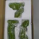 Easter Bunny Decorations,Resin Moss Bunny Figurine Features Larger Ears,Garden Artificial Moss Rabbit Easter Dcor Easter Party Favors Gifts (Small big ears 3PCS)