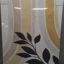 WENGTIAO 3Pcs Boho Orange Desert Canvas Wall Art Colorful Geometric Line Leaf Sun Prints Pictures Paintings Abstract Mid Century Nature Plant Artwork for Living Room Bedroom Office Bathroom 20x28x3