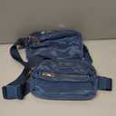 2 x Fashion Fanny Bag-Waist Pack With Adjustable Belt Bag-Unisex Crossbody Pack For Travel Running Hiking-Blue