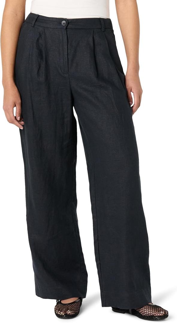 The Drop (Medium, Black Linen)