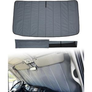 Insulated Blackout Van Windshield Covers Fit for RAM Promaster 1500 2500 3500 2014-2025 Van Window Shade, Gray