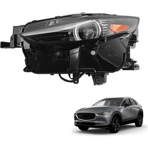 DGJ15-1040 Left LED Headlight Assembly with DRL AFS Driver Side Headlamp Compatible with 2020 2021 2022 2023 2024 Replace#DGJ151040 DGJ1-51-040A DGJ1-51-040B DGJ151040B