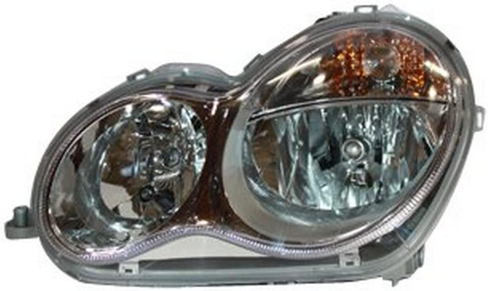 TYC Left Headlight Assembly Compatible with 2005-2007 Mercedes Benz C-Class