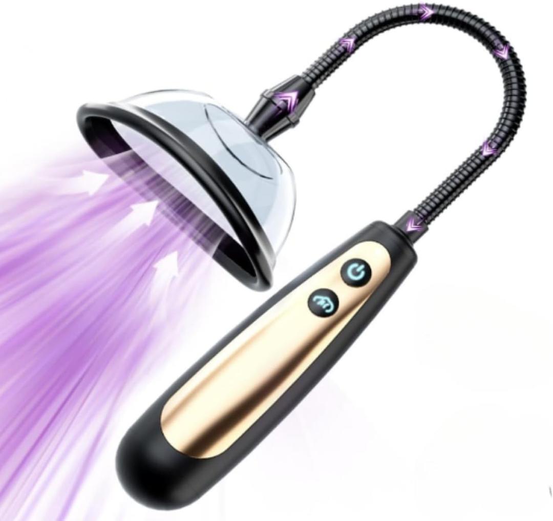 Female Pleasure Vacuum Pump, 3 in 1 Automatic Vacuum with 2 Modes, 5 Detachable Cups Included SP62993