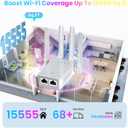 2026 WiFi Extender Signal Booster for Home, 15555 Sq.ft Long Range Internet Repeater-95% Faster,Strongest Wireless Router Amplifier w/Ethernet Port,Mesh Wi-Fi Repeater Support 99% Devices,1-Tap Setup