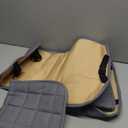Suninbox Car Seat Covers Front Seat Only,Cloth Car Seat Covers,Linen Car Seat Protector Universal Fits Most Automotive,Vans,SUVs,Trucks Gray