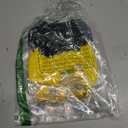 XIKSXITN 12inch Yellow Black Balloons with Yellow Black Confetti Balloons Perfect for Party Decorations,Pack of 50