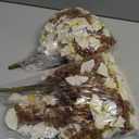 Ivydale 2 PCS Artificial Fall Hanging Flowers Fake Petunias Outdoor, Silk Faux Morning Glory Flowers with Eucalyptus Leaves,UV Resistant Realistic Mums Plants Vines for Home Garden Decor (White)