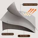 Waterproof Outdoor Sofa Cover, Heavy Duty Outdoor Couch Cover, Large Lawn Patio Furniture Covers with Adjustable Cord Lock, 600D Heavy Duty Oxford Cloth (Gray, 79"W x 38"D x 35"H-1Pack)