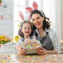 150 Pcs 8 Colors Mini Easter Eggs Pastel Foam Speckled Eggs Small Decorative Easter Eggs Tiny Artificial Eggs Bulk for Basket Fillers Spring Party Favors Wreath Decor Craft Projects