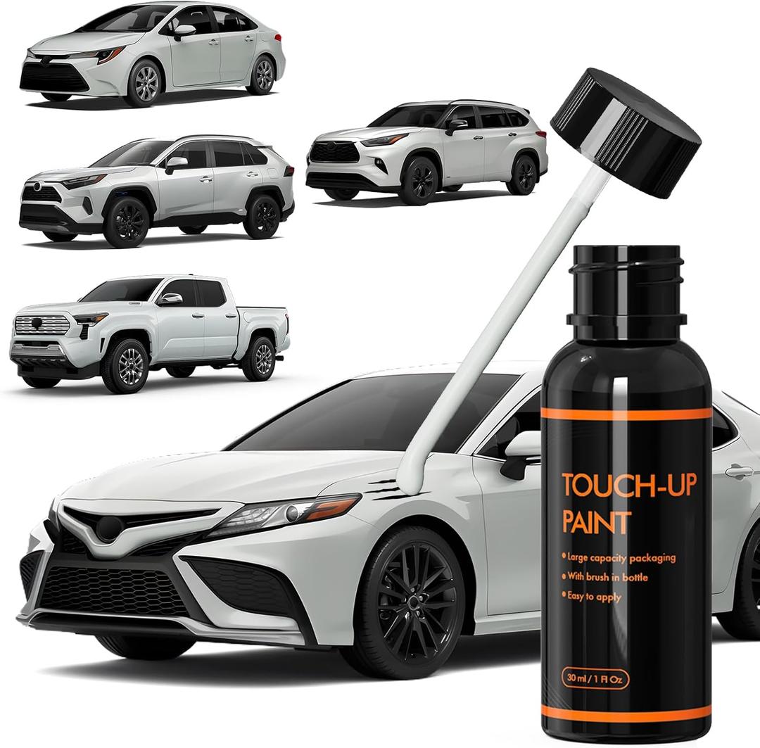089 Wind Chill Pearl Touch Up Paint for Car, DIY Car Paint Scratch Repair Kit, Automotive Paints, Quick & Easy Fix Scratch Repair Compatible with Toyota Camry/Corolla/RAV4/Tacoma/Highlander