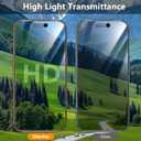 Oterkin 2 Pack Privacy Screen Protector for iPhone 17 Pro Max 6.9'' Tempered Glass Private Saver Anti-Spy Eye Protection Full Coverage Anti-Scratch Case Friendly